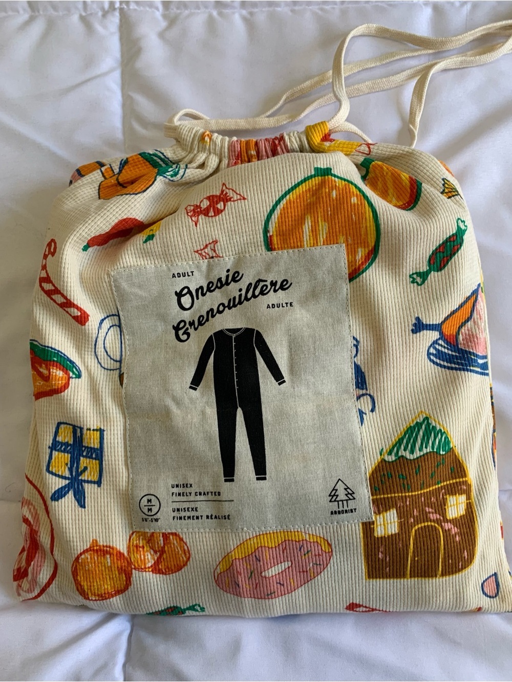 New in bag Arborist adult unisex onesie size M